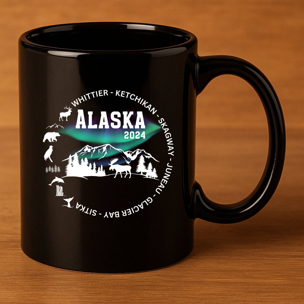 Alaska Cruise Crusing Trip Vacation 11oz C Handle Ceramic Mug