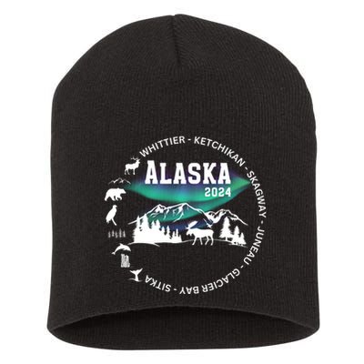 Alaska Cruise Crusing Trip Vacation Short Acrylic Beanie
