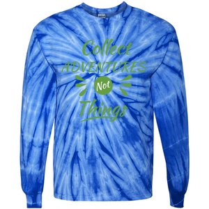 Adventures Camping Crew Road Trip Cute Gift Tie-Dye Long Sleeve Shirt