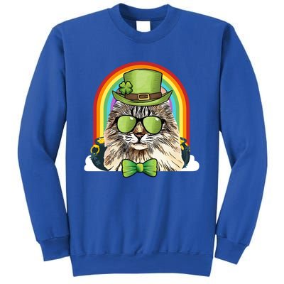 American Curl Cat Leprechaun Funny St Patricks Day Meaningful Gift Sweatshirt