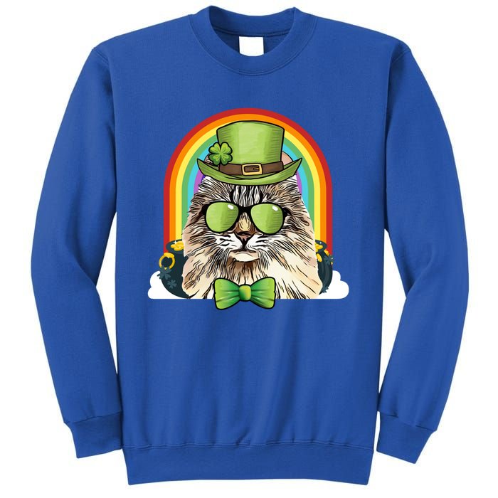 American Curl Cat Leprechaun Funny St Patricks Day Meaningful Gift Sweatshirt