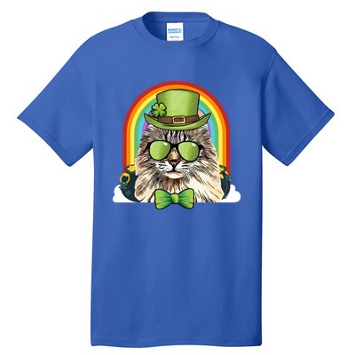 American Curl Cat Leprechaun Funny St Patricks Day Meaningful Gift Tall T-Shirt