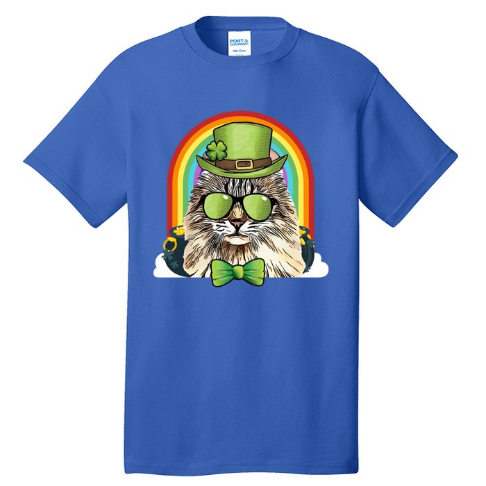 American Curl Cat Leprechaun Funny St Patricks Day Meaningful Gift Tall T-Shirt