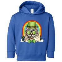 American Curl Cat Leprechaun Funny St Patricks Day Meaningful Gift Toddler Hoodie