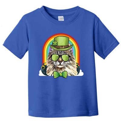 American Curl Cat Leprechaun Funny St Patricks Day Meaningful Gift Toddler T-Shirt