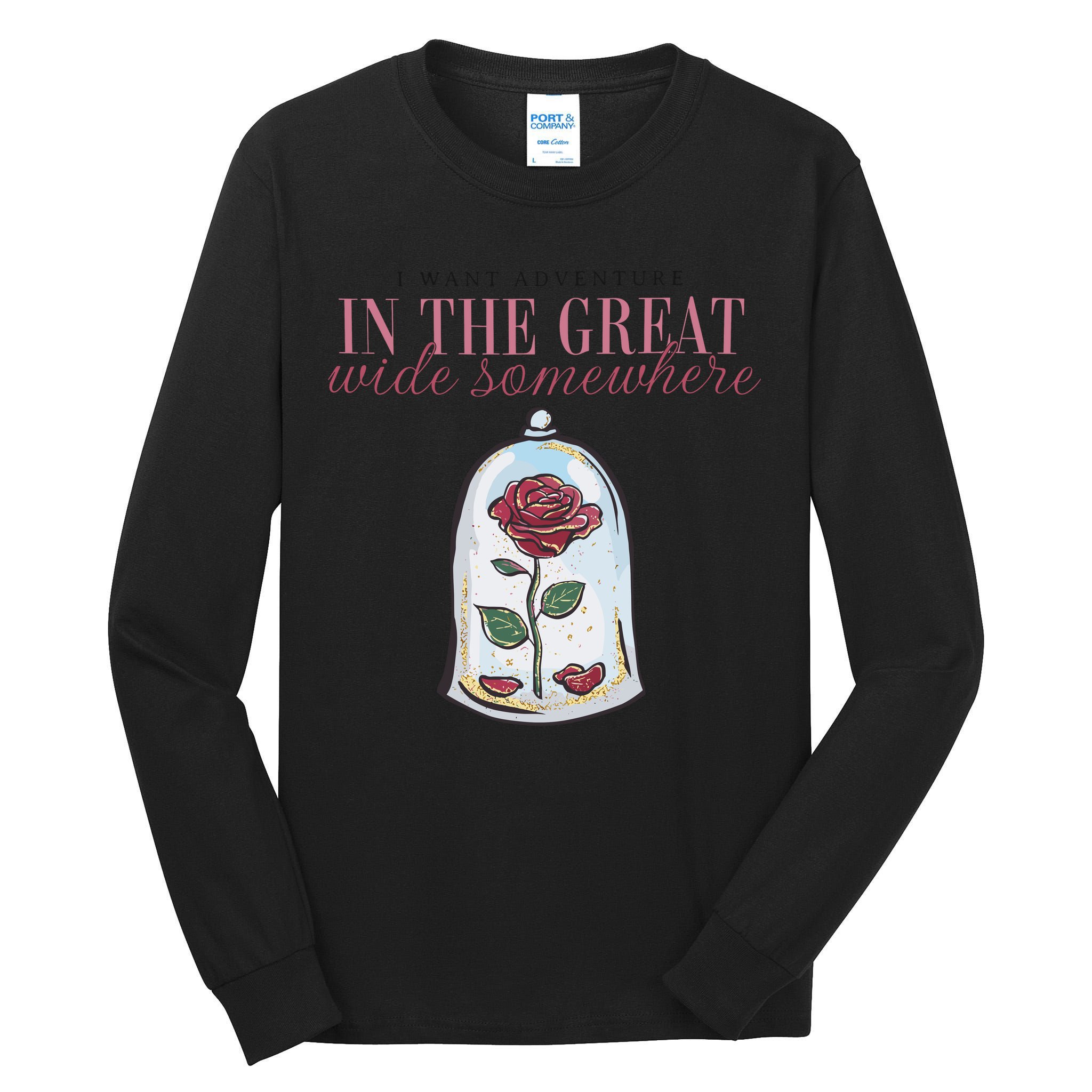 Adventure Comfort Colors Belle Princess Tall Long Sleeve T-Shirt
