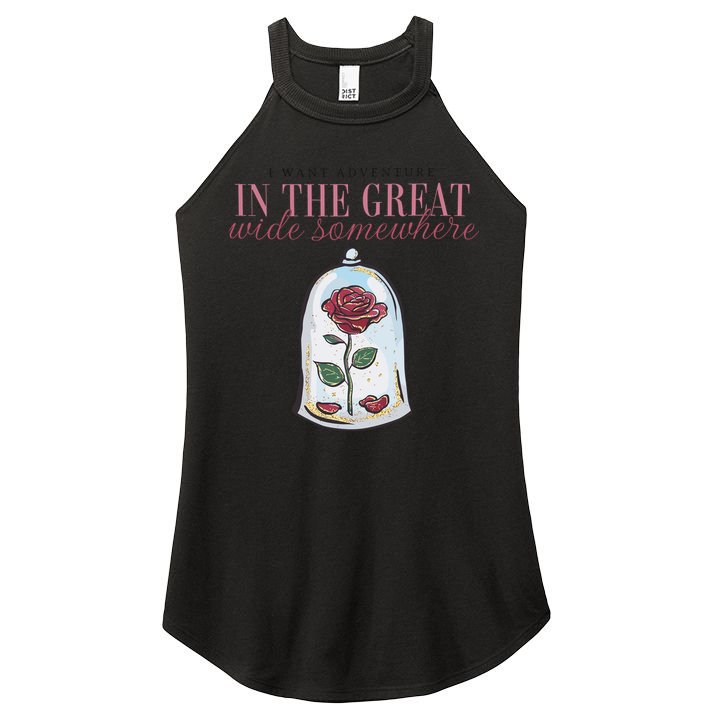 Adventure Comfort Colors Belle Princess Women's Perfect Tri Rocker Tank