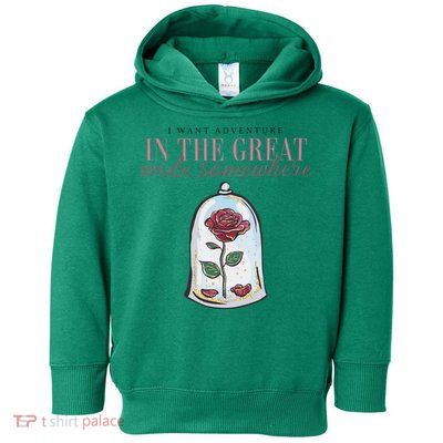 Adventure Comfort Colors Belle Princess Toddler Hoodie
