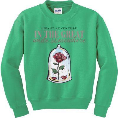 Adventure Comfort Colors Belle Princess Kids Sweatshirt