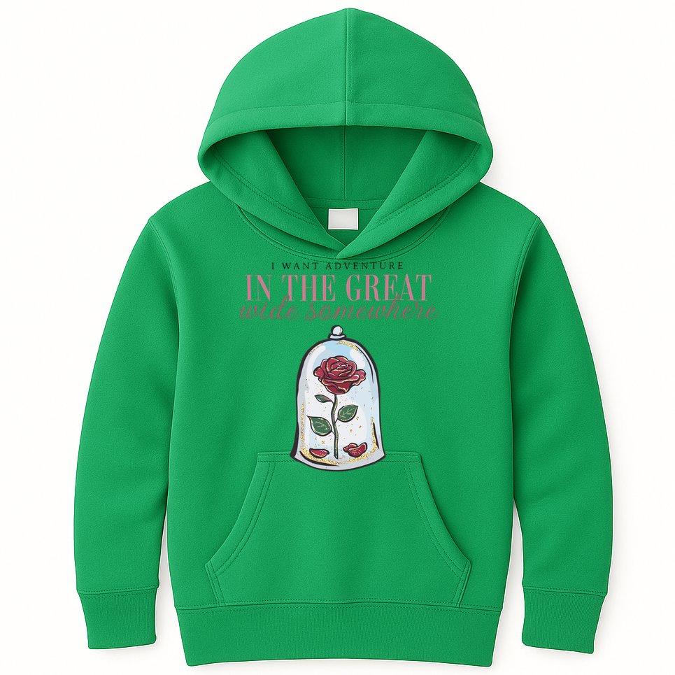 Adventure Comfort Colors Belle Princess Kids Hoodie