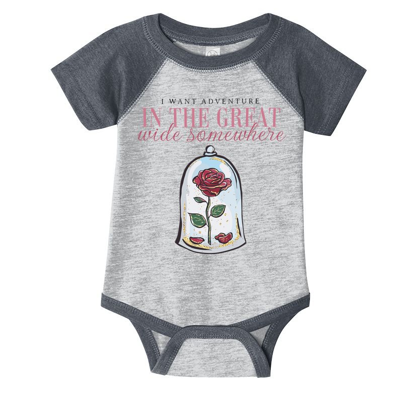 Adventure Comfort Colors Belle Princess Infant Baby Jersey Bodysuit
