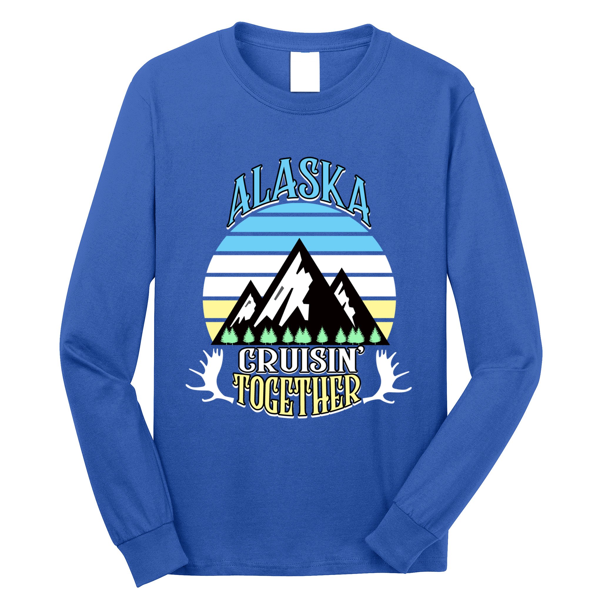 Alaska Cruise Cruisin' Together Family Or Friends Group Cute Gift Long Sleeve Shirt