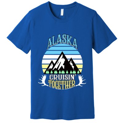 Alaska Cruise Cruisin' Together Family Or Friends Group Cute Gift Premium T-Shirt