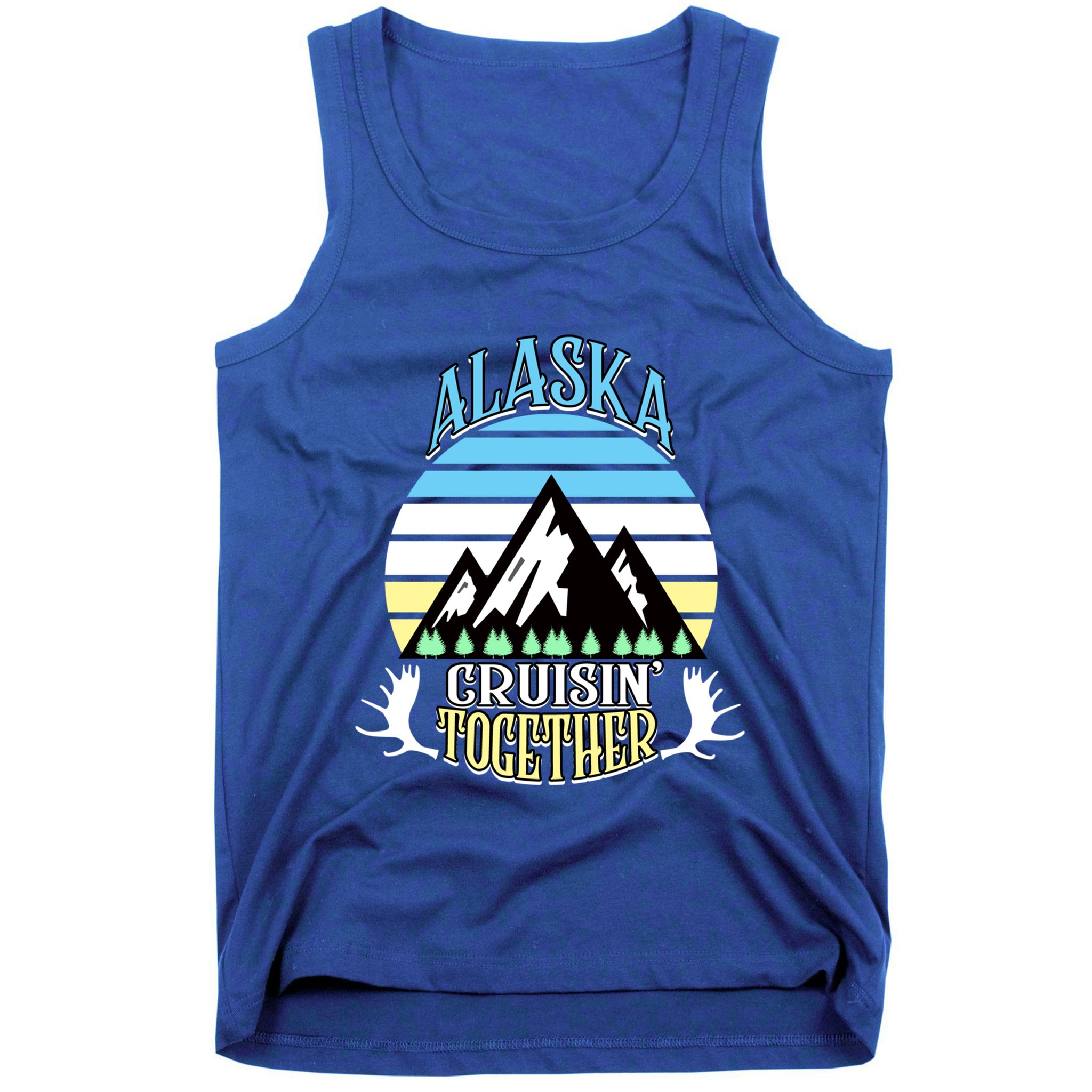 Alaska Cruise Cruisin' Together Family Or Friends Group Cute Gift Tank Top