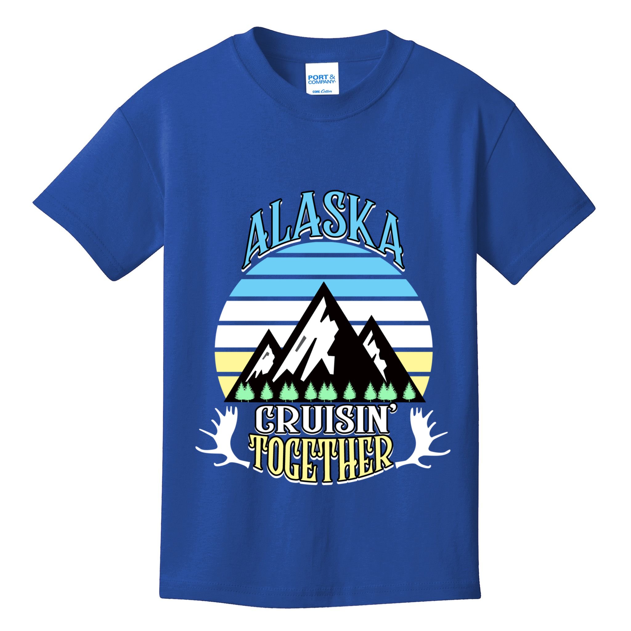 Alaska Cruise Cruisin' Together Family Or Friends Group Cute Gift Kids T-Shirt