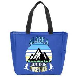 Alaska Cruise Cruisin' Together Family Or Friends Group Cute Gift Zip Tote Bag