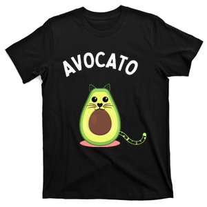 Avocato Cute Cat Avocado Lover T-Shirt