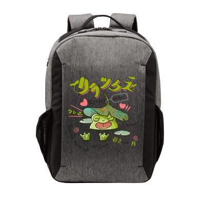 A Cute Cottagecore Aesthetic With A Frog Wearing A Snail Hat And Mushroom Vector Backpack