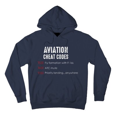 Aviation Cheat Codes Funny Shirts For Pilots And ATC Hoodie