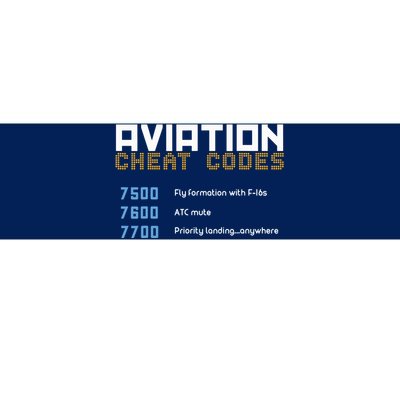 Aviation Cheat Codes Shirts Aviation Tee Pilot Tee Bumper Sticker