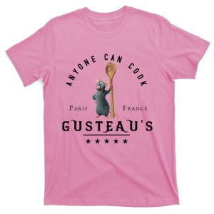 Anyone Can Cook Paris France Gusteaus Mouse Funny Chef Gifts T-Shirt