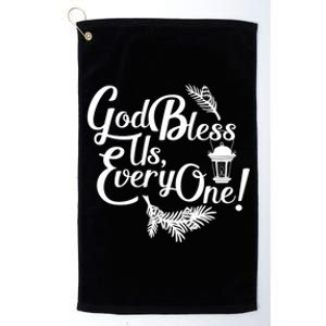 A Christmas Carol Charles Dickens God Bless Us Everyone Gift Platinum Collection Golf Towel