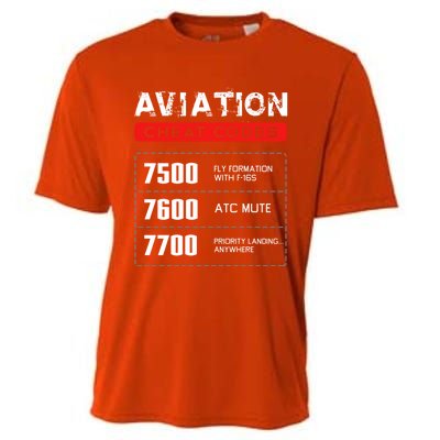 Aviation Cheat Codes Gift Aviation Gift Pilogift Meaningful Gift Cooling Performance Crew T-Shirt