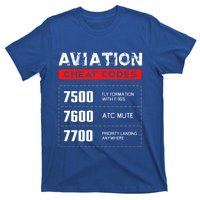 Aviation Cheat Codes Gift Aviation Gift Pilogift Meaningful Gift T-Shirt