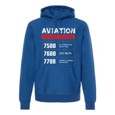 Aviation Cheat Codes Gift Aviation Gift Pilogift Meaningful Gift Premium Hoodie