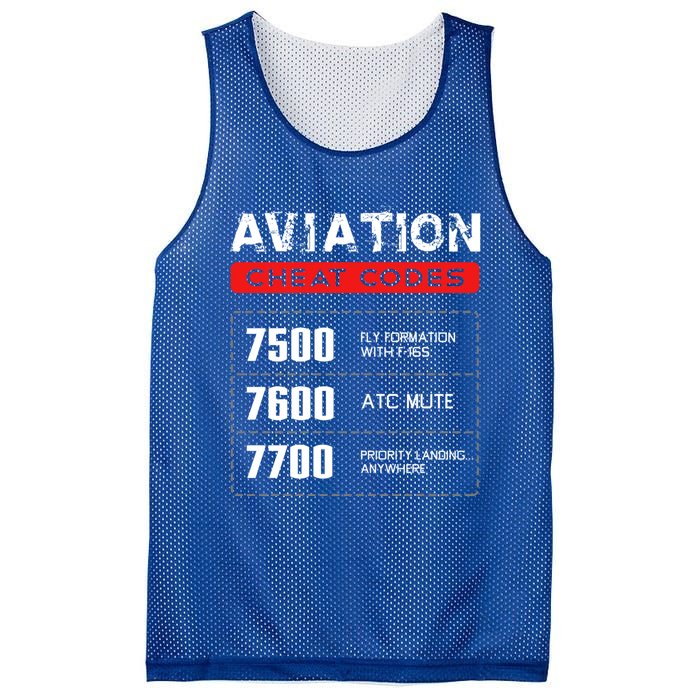 Aviation Cheat Codes Gift Aviation Gift Pilogift Meaningful Gift Mesh Reversible Basketball Jersey Tank