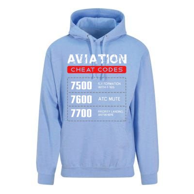 Aviation Cheat Codes Gift Aviation Gift Pilogift Meaningful Gift Unisex Surf Hoodie