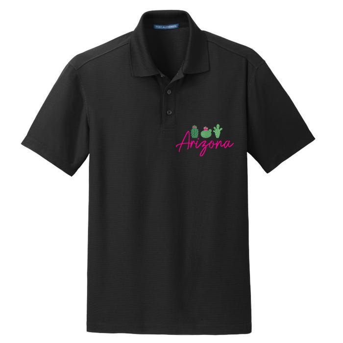 Arizona Cactus Cute Az Pride Dry Zone Grid Polo