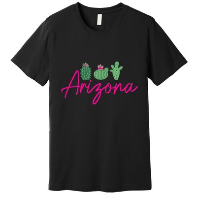 Arizona Cactus Cute Az Pride Premium T-Shirt