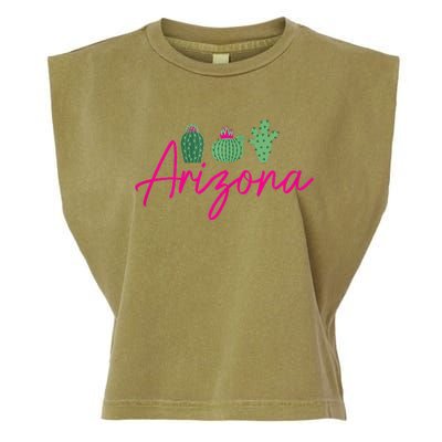 Arizona Cactus Cute Az Pride Garment-Dyed Women's Muscle Tee