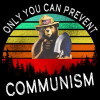 Anti Communism Capitalism Antisocialist Bear City Backpack