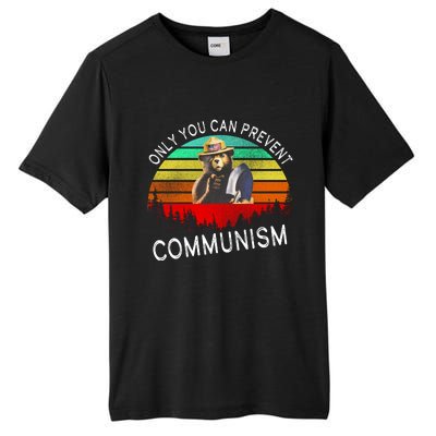 Anti Communism Capitalism Antisocialist Bear Tall Fusion ChromaSoft Performance T-Shirt