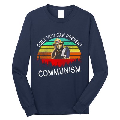 Anti Communism Capitalism Antisocialist Bear Long Sleeve Shirt