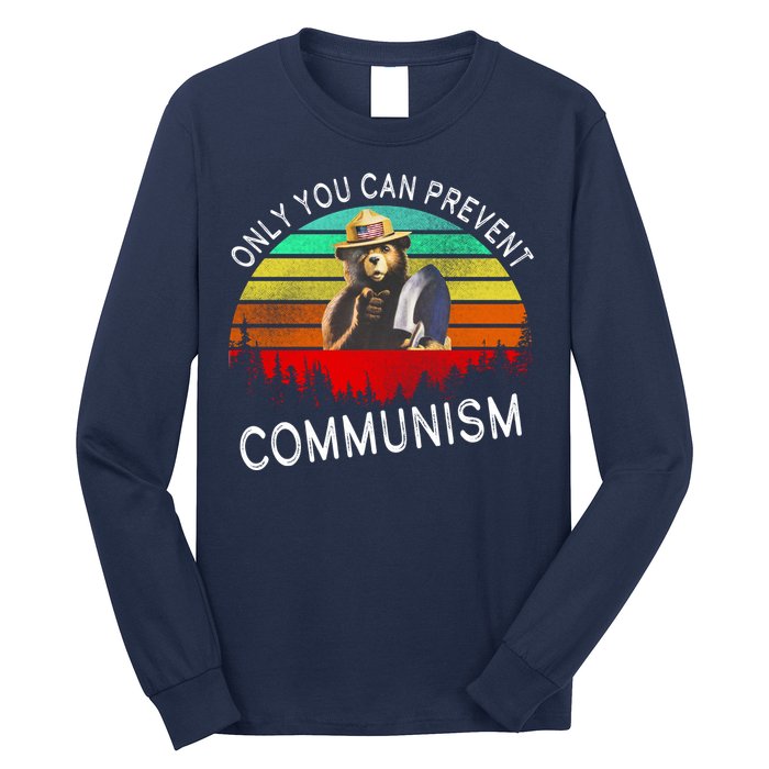 Anti Communism Capitalism Antisocialist Bear Long Sleeve Shirt