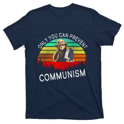 Anti Communism Capitalism Antisocialist Bear T-Shirt