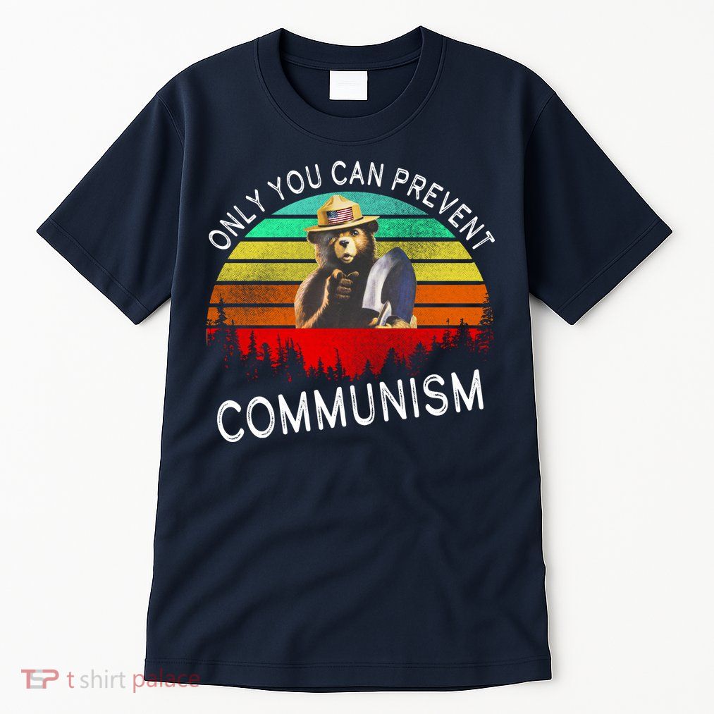 Anti Communism Capitalism Antisocialist Bear Tall T-Shirt