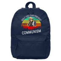 Anti Communism Capitalism Antisocialist Bear 16 in Basic Backpack