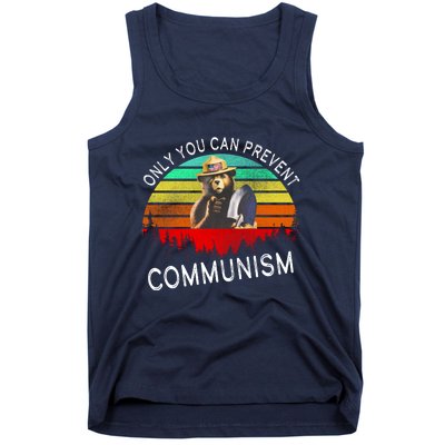 Anti Communism Capitalism Antisocialist Bear Tank Top