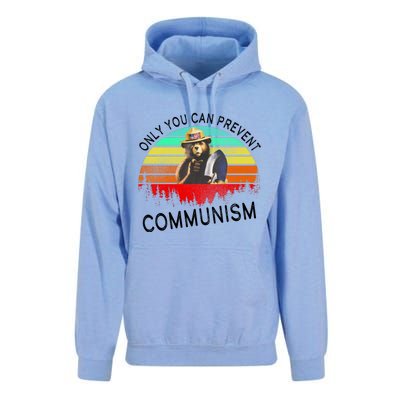 Anti Communism Capitalism Antisocialist Bear Unisex Surf Hoodie