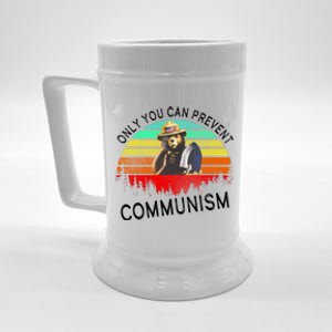 Anti Communism Capitalism Antisocialist Bear Beer Stein