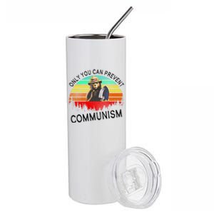 Anti Communism Capitalism Antisocialist Bear Stainless Steel Tumbler