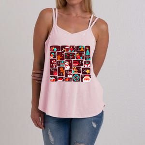 Advent Calendar Count Down Christmas Funny Matching Women's Strappy Tank