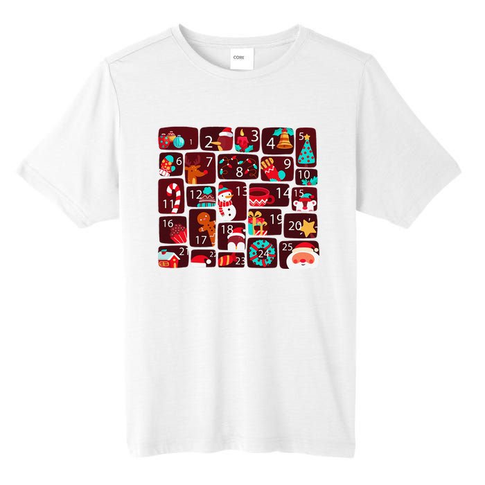 Advent Calendar Count Down Christmas Funny Matching Tall Fusion ChromaSoft Performance T-Shirt