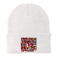 Advent Calendar Count Down Christmas Funny Matching Knit Cap Winter Beanie
