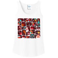 Advent Calendar Count Down Christmas Funny Matching Ladies Essential Tank