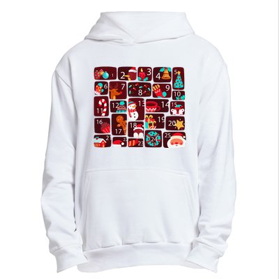 Advent Calendar Count Down Christmas Funny Matching Urban Pullover Hoodie